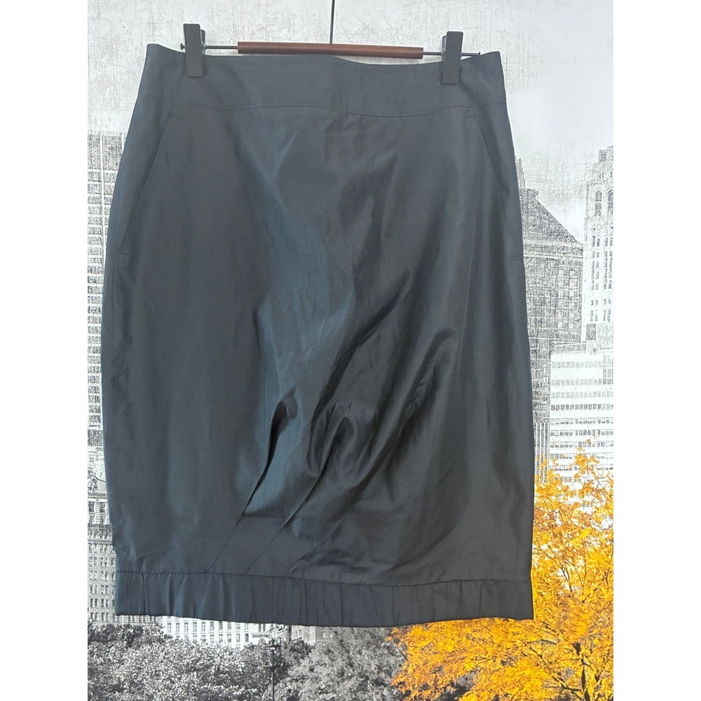 Max Mara Silk Blend Pencil Skirt Made in Italy Couture Luxury Sz 8 Made in Italy